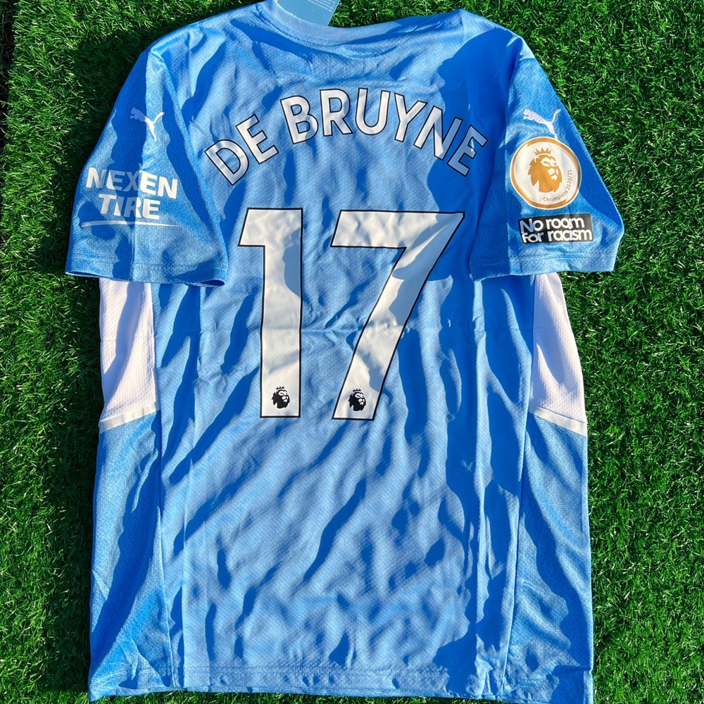 De Bruyne Man City Home 21/22 jersey